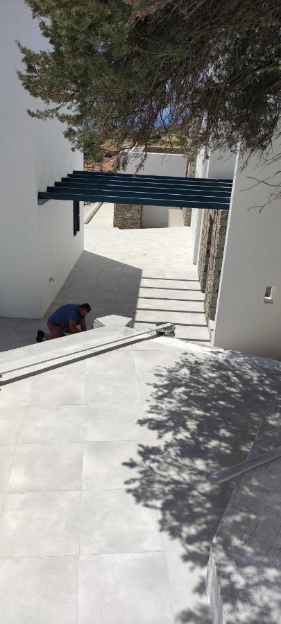 Paros-Memories-Neubau-Villen, Sportpool Aspro Chorio Exterior foto
