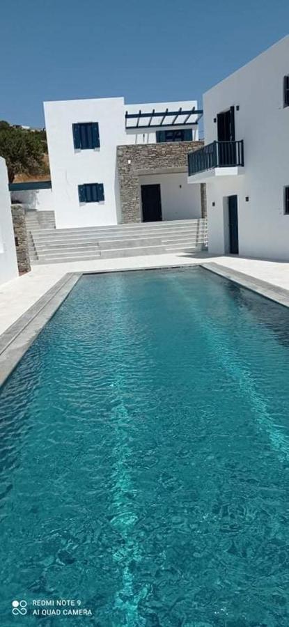 Paros-Memories-Neubau-Villen, Sportpool Aspro Chorio Exterior foto
