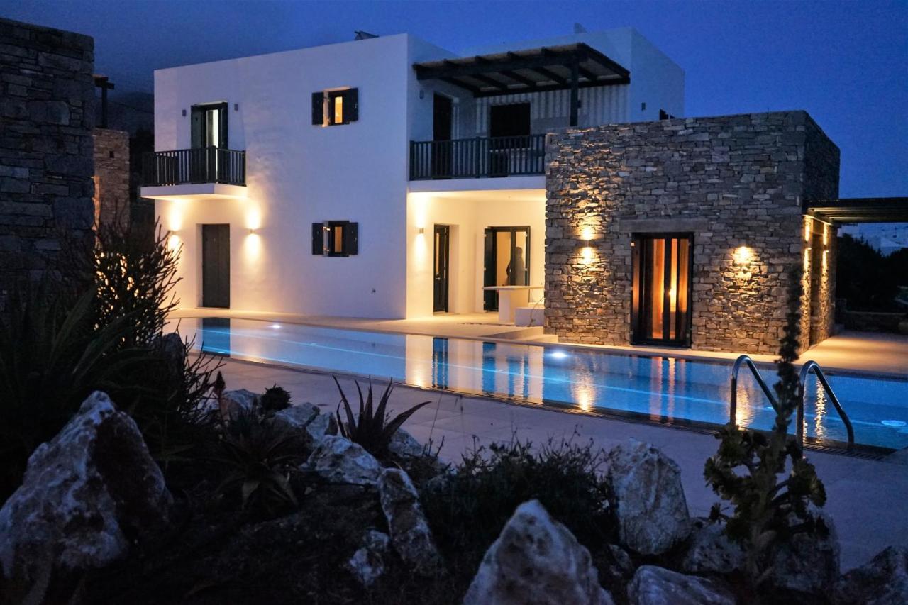 Paros-Memories-Neubau-Villen, Sportpool Aspro Chorio Exterior foto