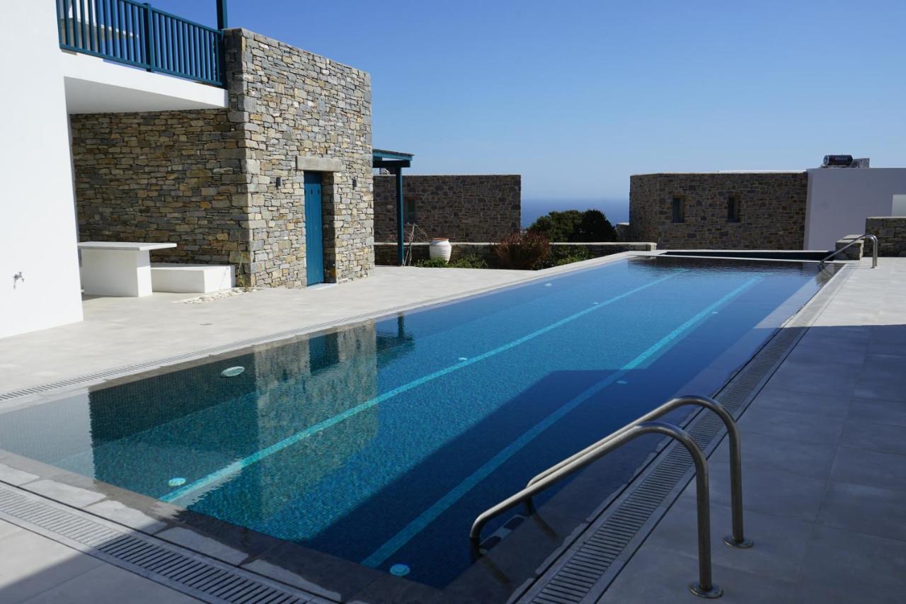Paros-Memories-Neubau-Villen, Sportpool Aspro Chorio Exterior foto